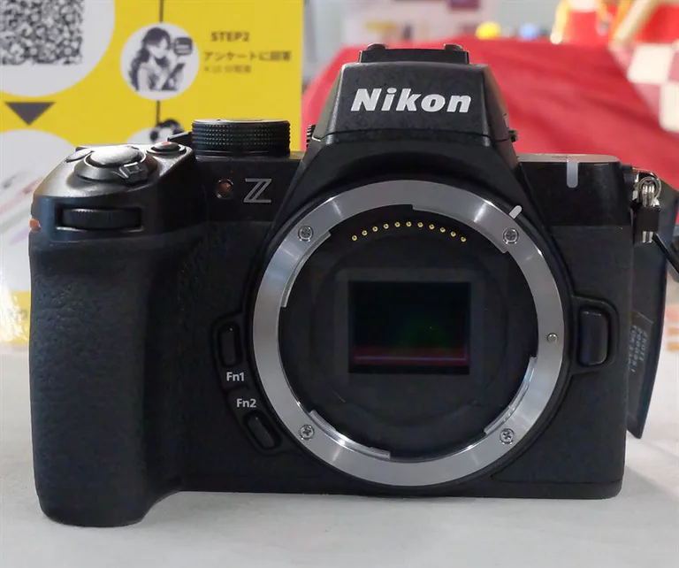Nikon Z50II mirrorless camera body.