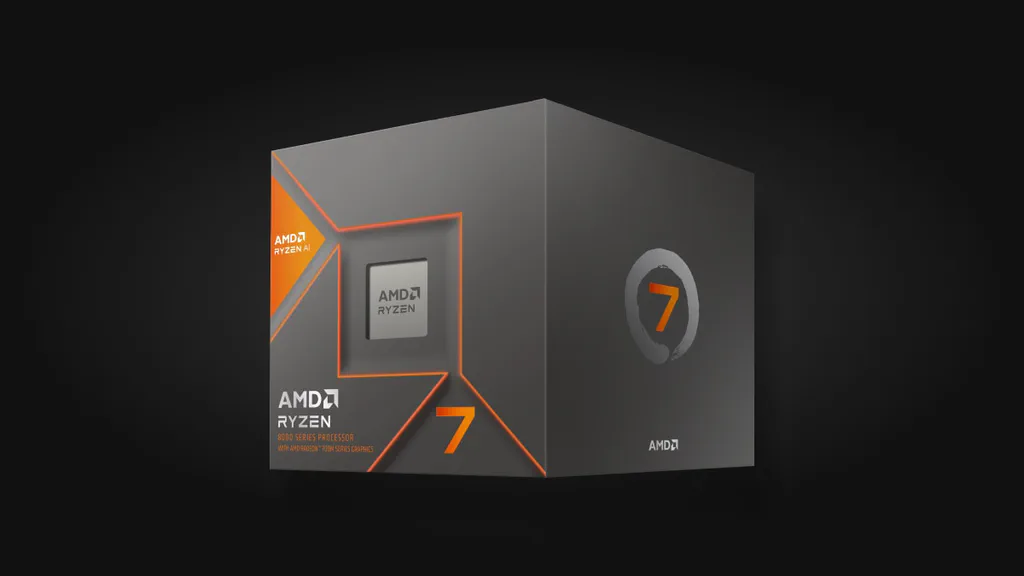 AMD Ryzen 7 8700G retail product image.
