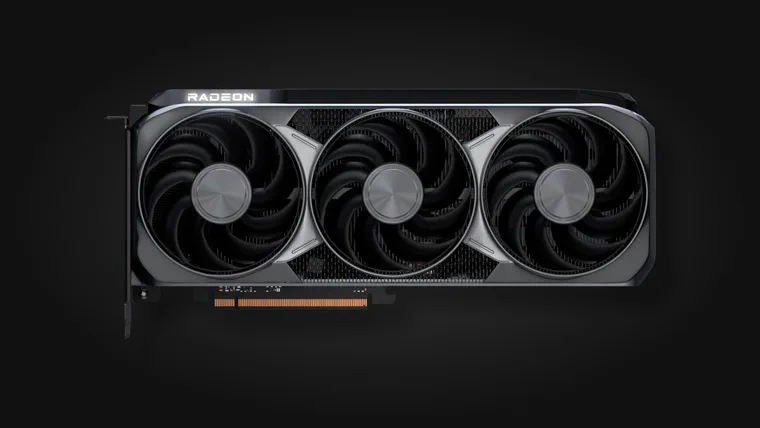 Official AMD Radeon RX 9070 XT product image.