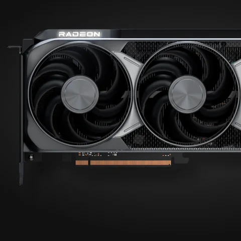 Illustration éditoriale Price2Click d'une carte graphique à trois ventilateurs et d'un écran 1440p pour un guide d'achat GPU.