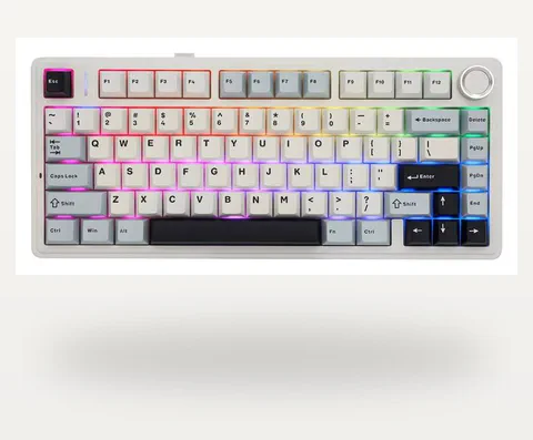 EPOMAKER x AULA F75 75 percent wireless mechanical keyboard.