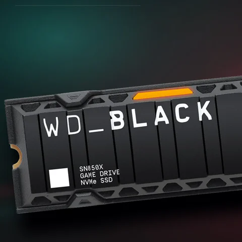 WD Black SN850X heatsink NVMe SSD shown as a premium product cover for the SSD buying guide.