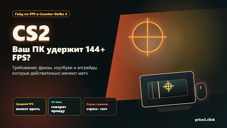 Чек-лист проверки FPS для Counter-Strike 2: процессор, видеокарта, оперативная память и охлаждение ноутбука.