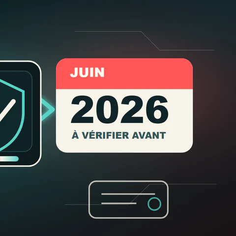 Illustration éditoriale Secure Boot avec échéance juin 2026 et rappel de vérifier les certificats avant la transition.