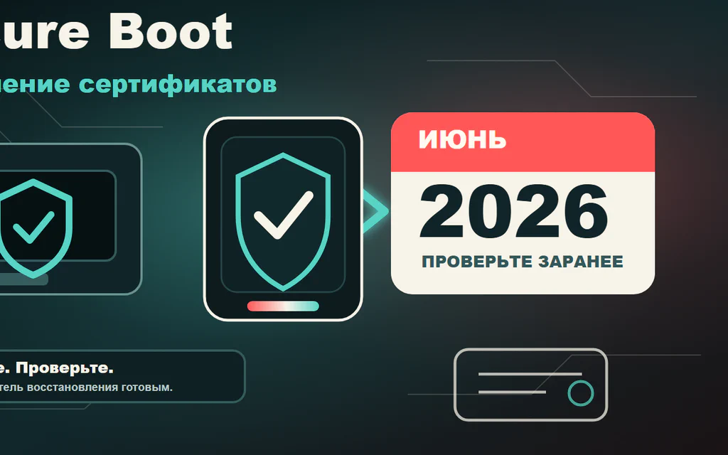 Windows PC проходит проверку сертификатов Secure Boot перед сроком в июне 2026 года.