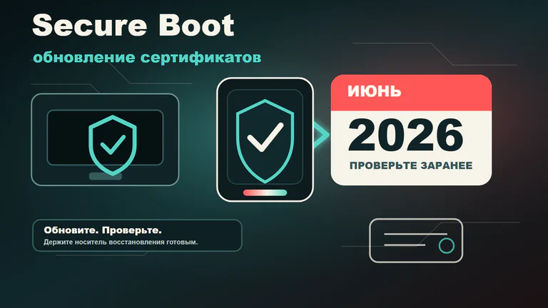 Windows PC проходит проверку сертификатов Secure Boot перед сроком в июне 2026 года.